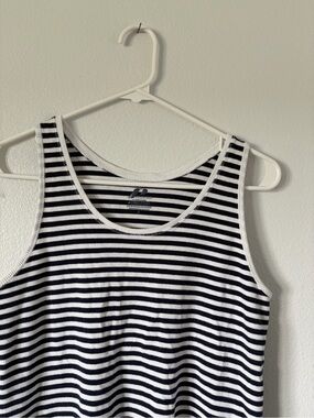 Prospirit Navy and White Striped Tank Top